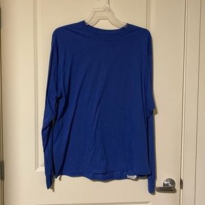 Blue Hanes Long-Sleeve Tee